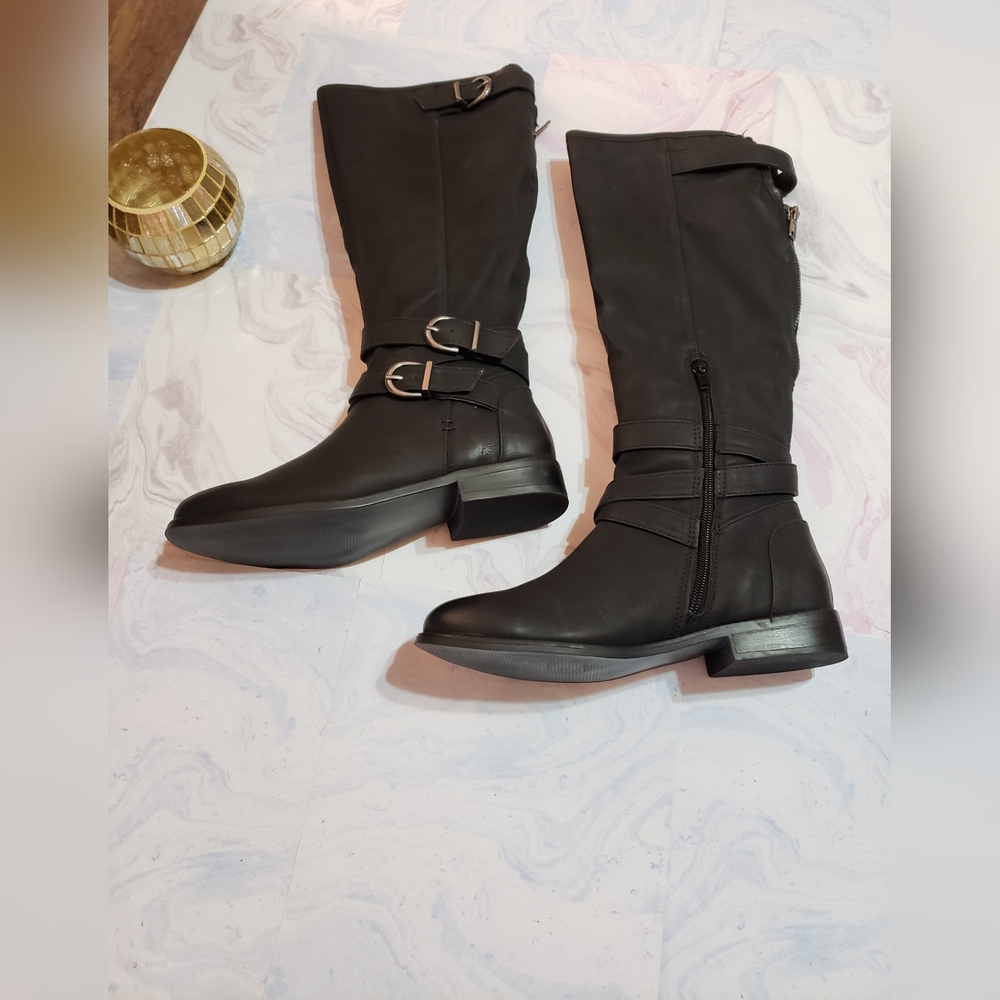 Madden Girl Black Riding Boots Sizes 7 M and 7.5 W Available